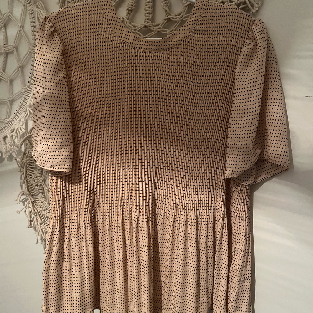 Polka Dot Short Sleeve blouse